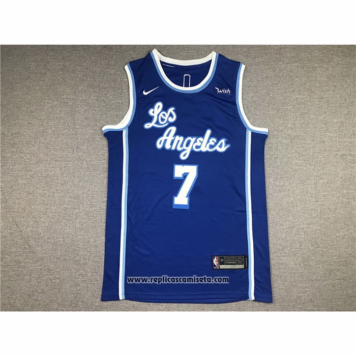 Camiseta Los Angeles Lakers Carmelo Anthony #7 Classic 2021 Azul